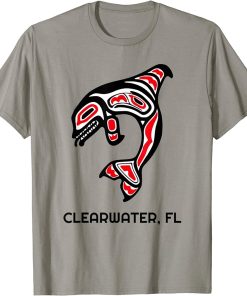 Clearwater FL Native American Indian Orca Killer Whales T-Shirt