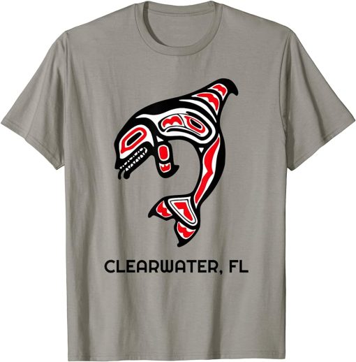 Clearwater FL Native American Indian Orca Killer Whales T-Shirt