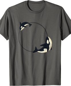 Cute Whales Orca Funny Orcas Whale Boys Girls T-Shirt