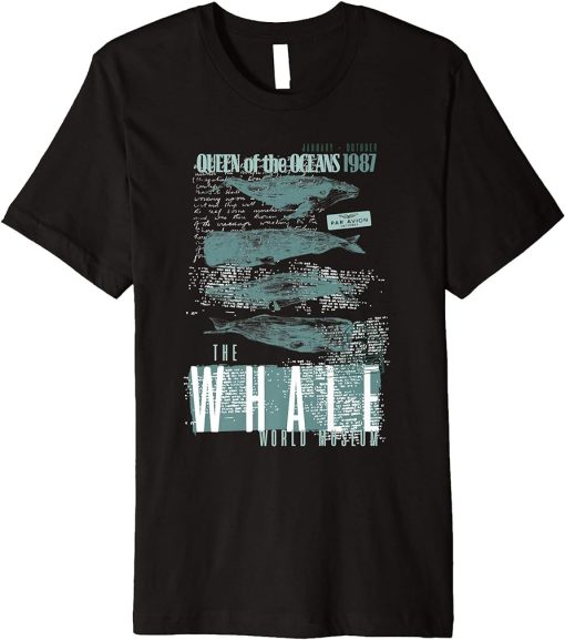 Beluga Whale Humpback Whale Killer Whale Vintage Art Woman Premium T-Shirt