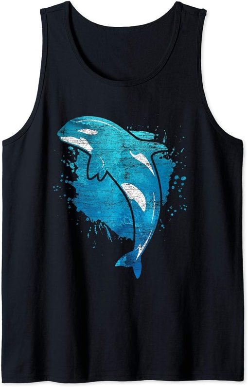 Colorful Orca Tank Top