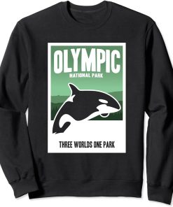 Funny Retro Olympic National Park Orcas Islands T-Shirt Gift Sweatshirt